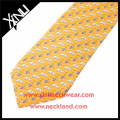 2015 New Fashion Men Silk Made Logo Printed Custom Ski Ties
